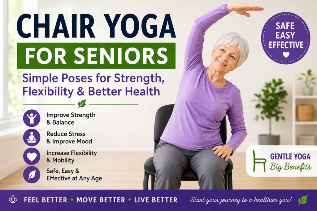 28 Free Printable Chair Yoga for Seniors (PDF with Pictures) – Powerful ...