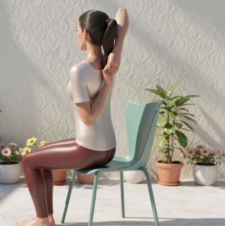 Seated Cow Face Arms (Gomukhasana Arms)