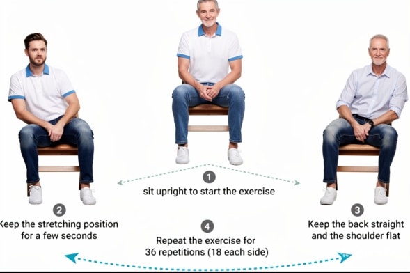 Chair yoga for balance