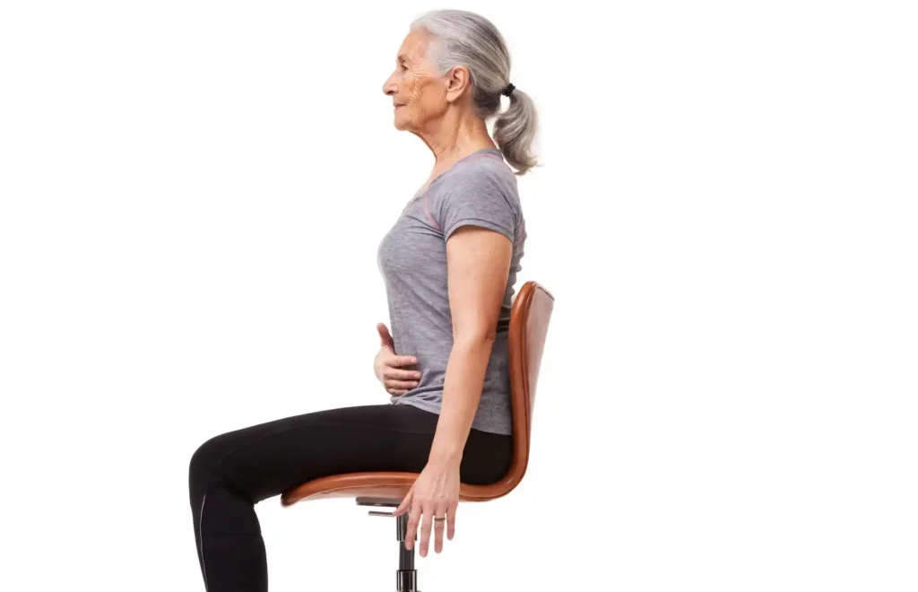 Seated breathing exercises for seniors