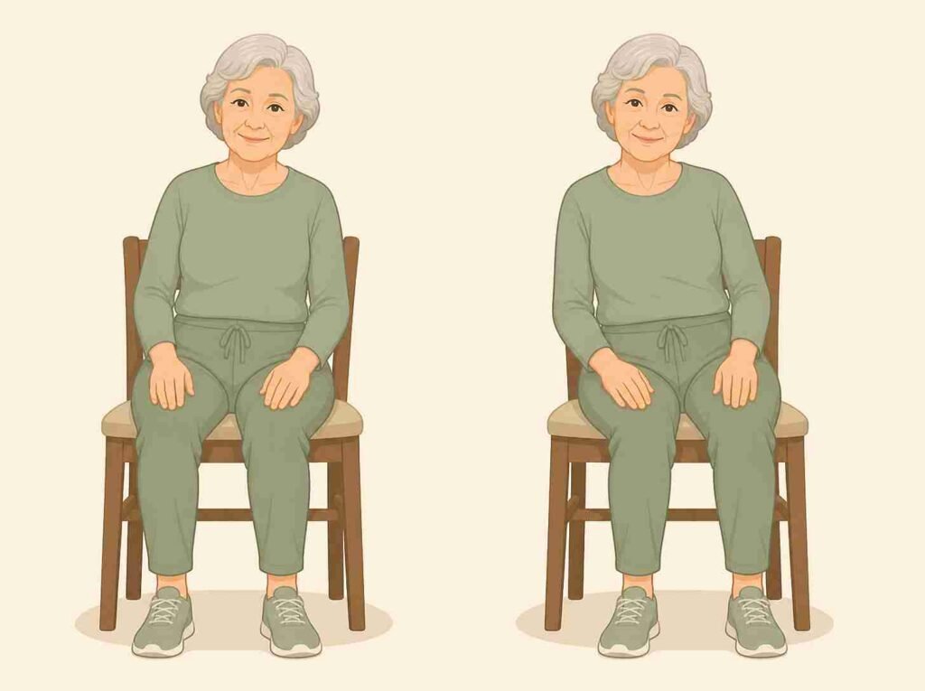 Tai Chi chair exercises weight shift